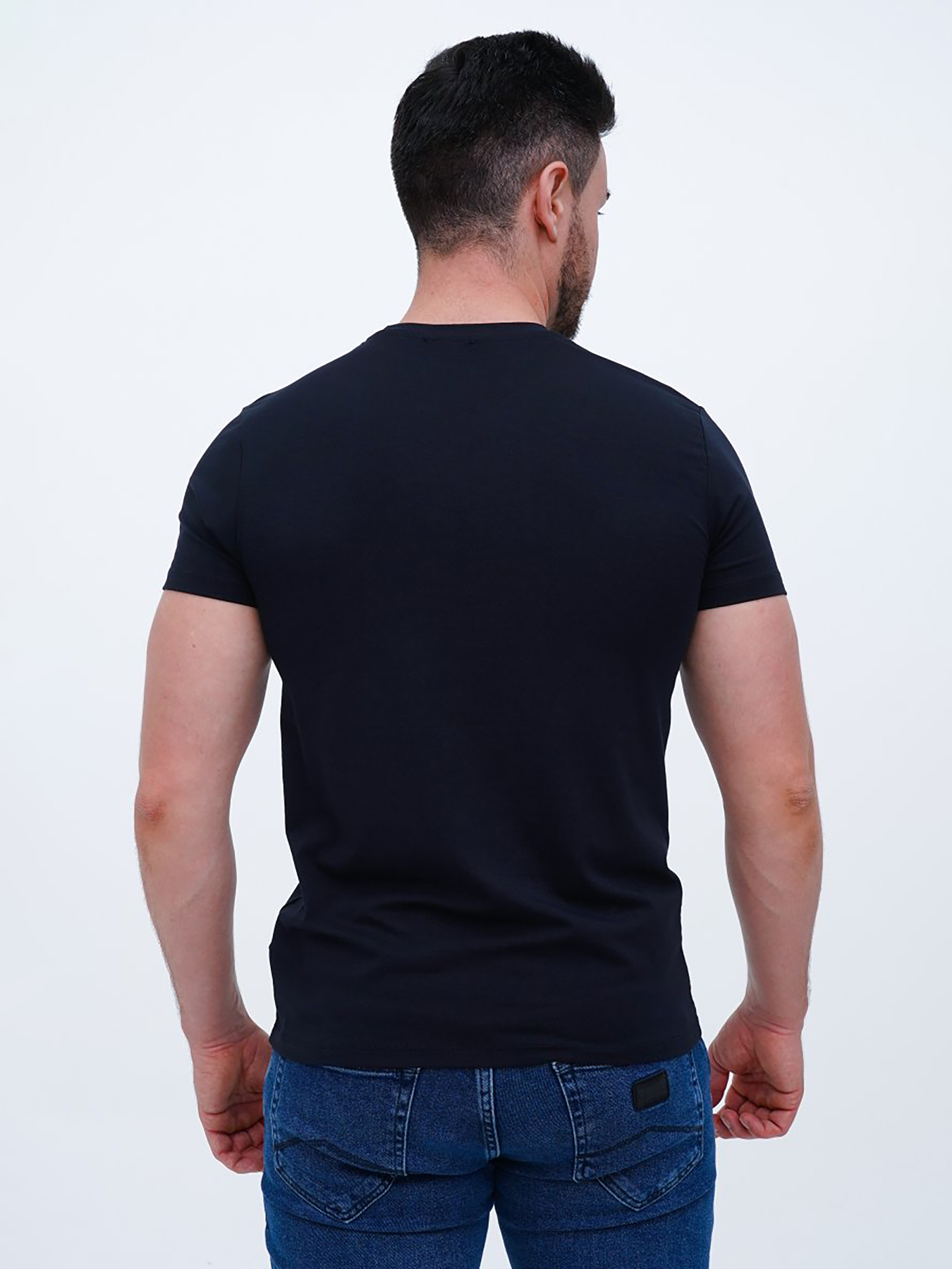 Футболка Trend Collection модель TC10764DarkBlueFTBLK Фото