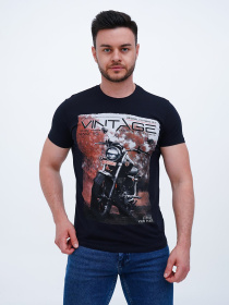 Футболка Trend Collection модель TC10764DarkBlueFTBLK Фото