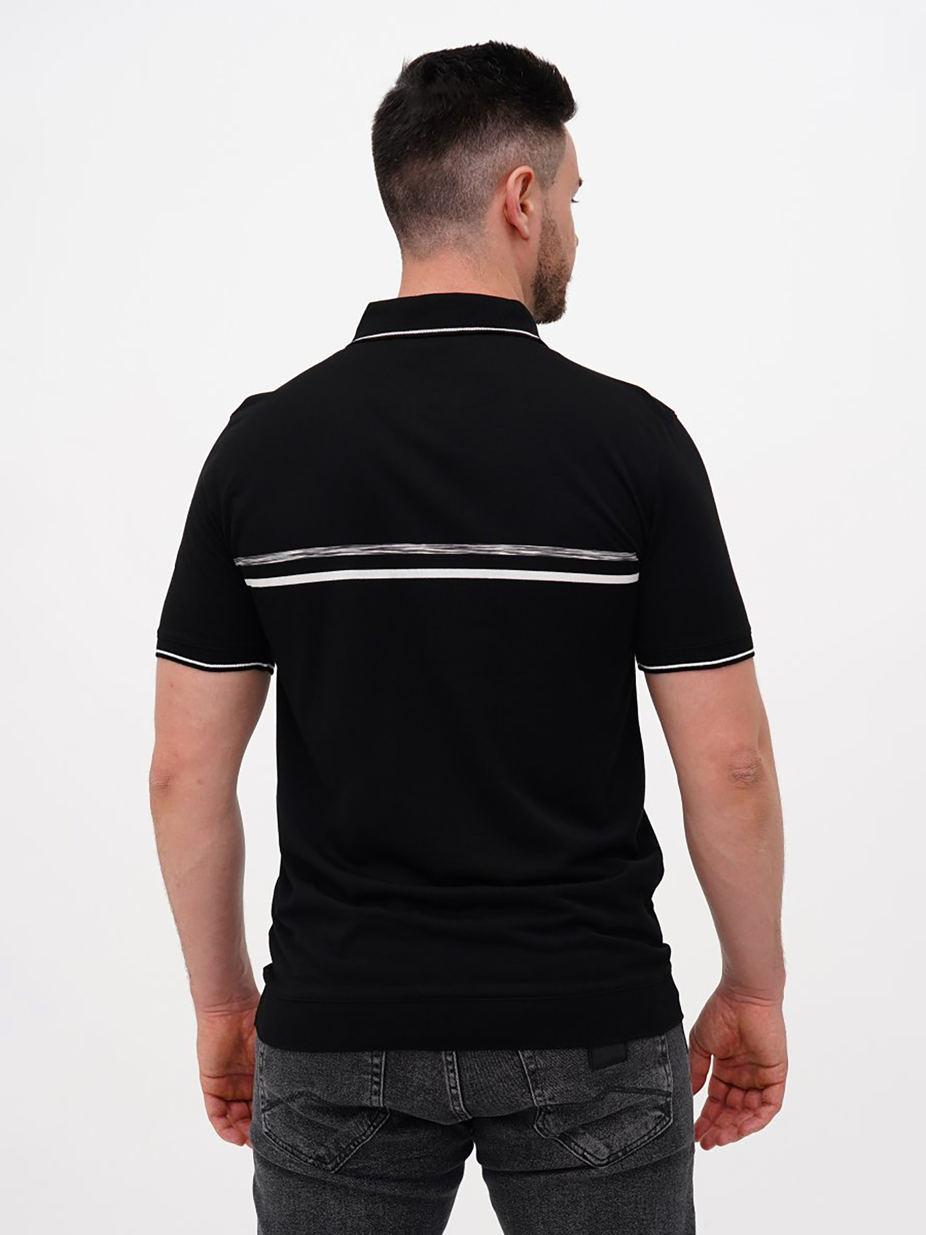 Поло Trend Collection модель TC10724BlackFTBLK Фото