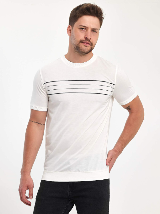 Футболка Trend Collection модель TC10716WhiteFTBLK Фото