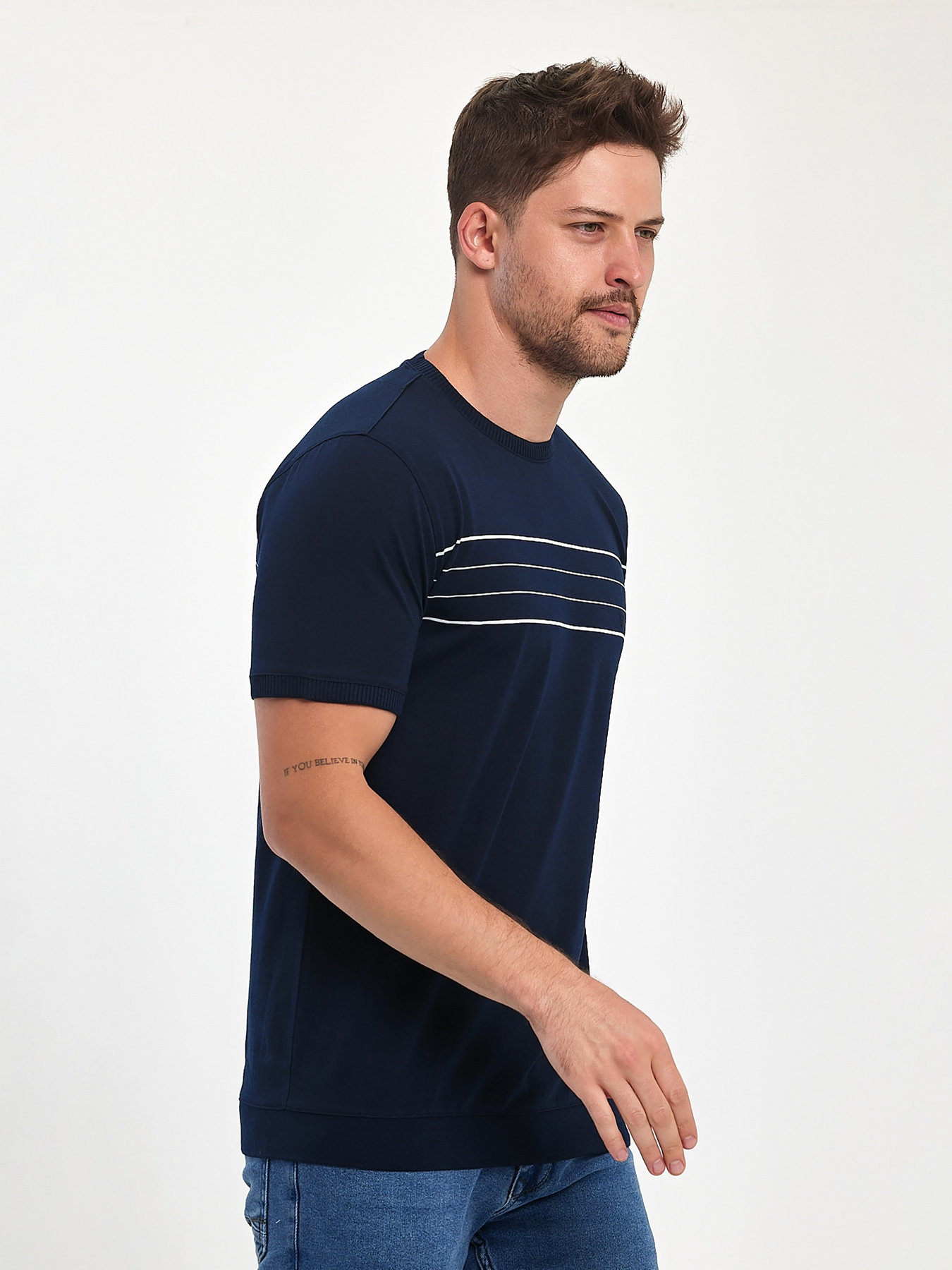 Футболка Trend Collection модель TC10715BlueFTBLK Фото