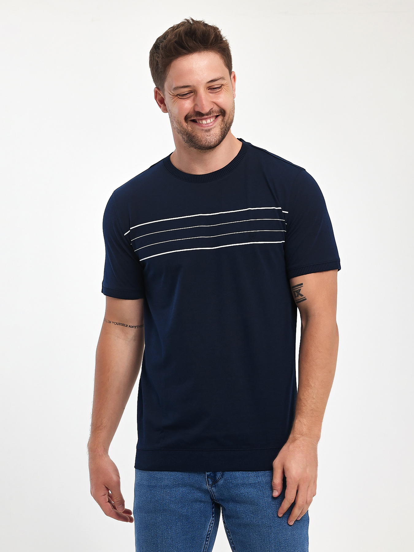 Футболка Trend Collection модель TC10715BlueFTBLK Фото