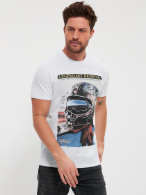 Футболка Trend Collection модель TC10645WhiteFTBLK Фото