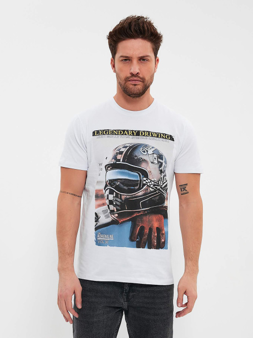 Футболка Trend Collection модель TC10645WhiteFTBLK Фото