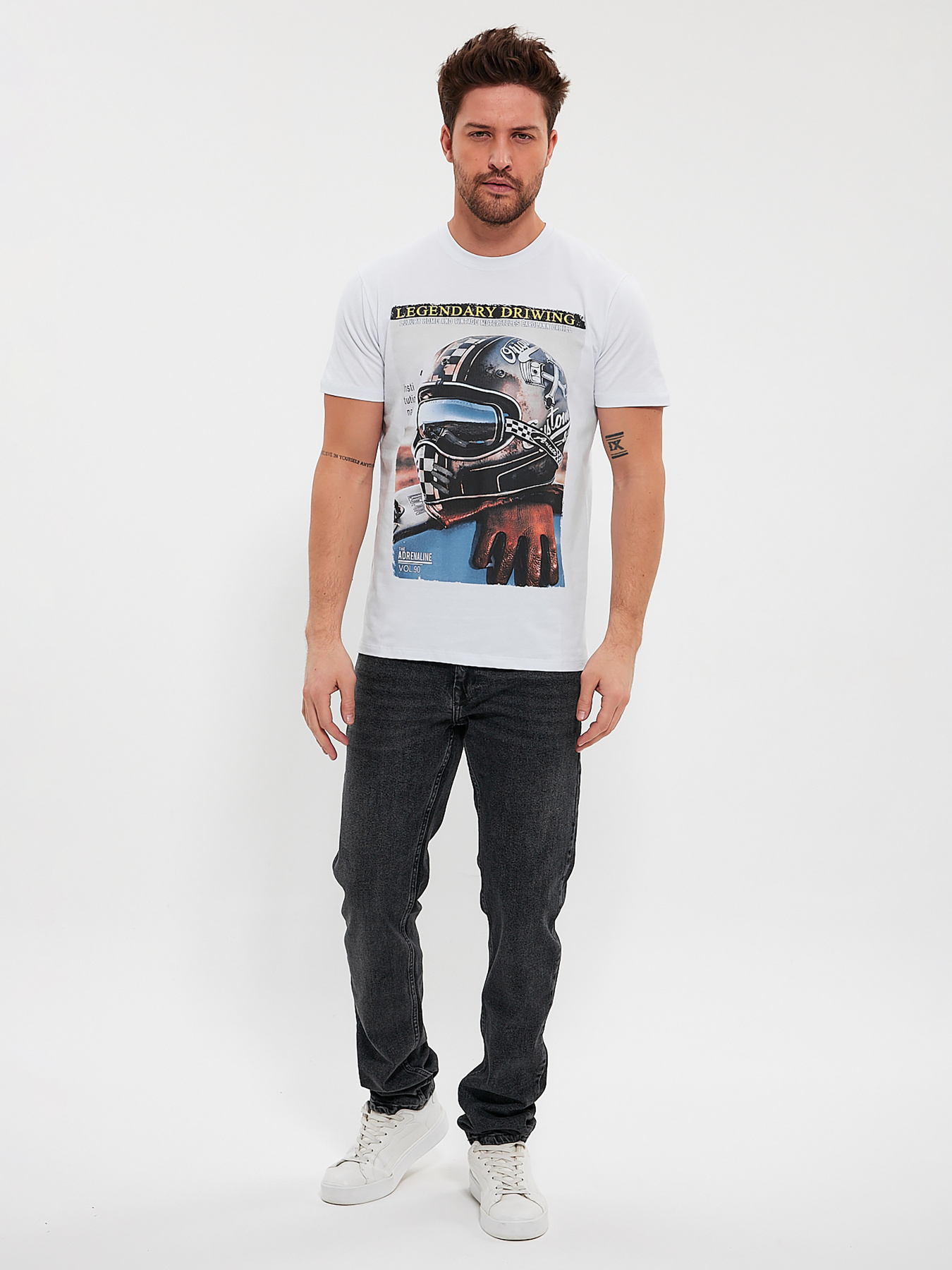 Футболка Trend Collection модель TC10645WhiteFTBLK Фото