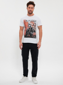 Футболка Trend Collection модель TC10642WhiteFTBLK Фото