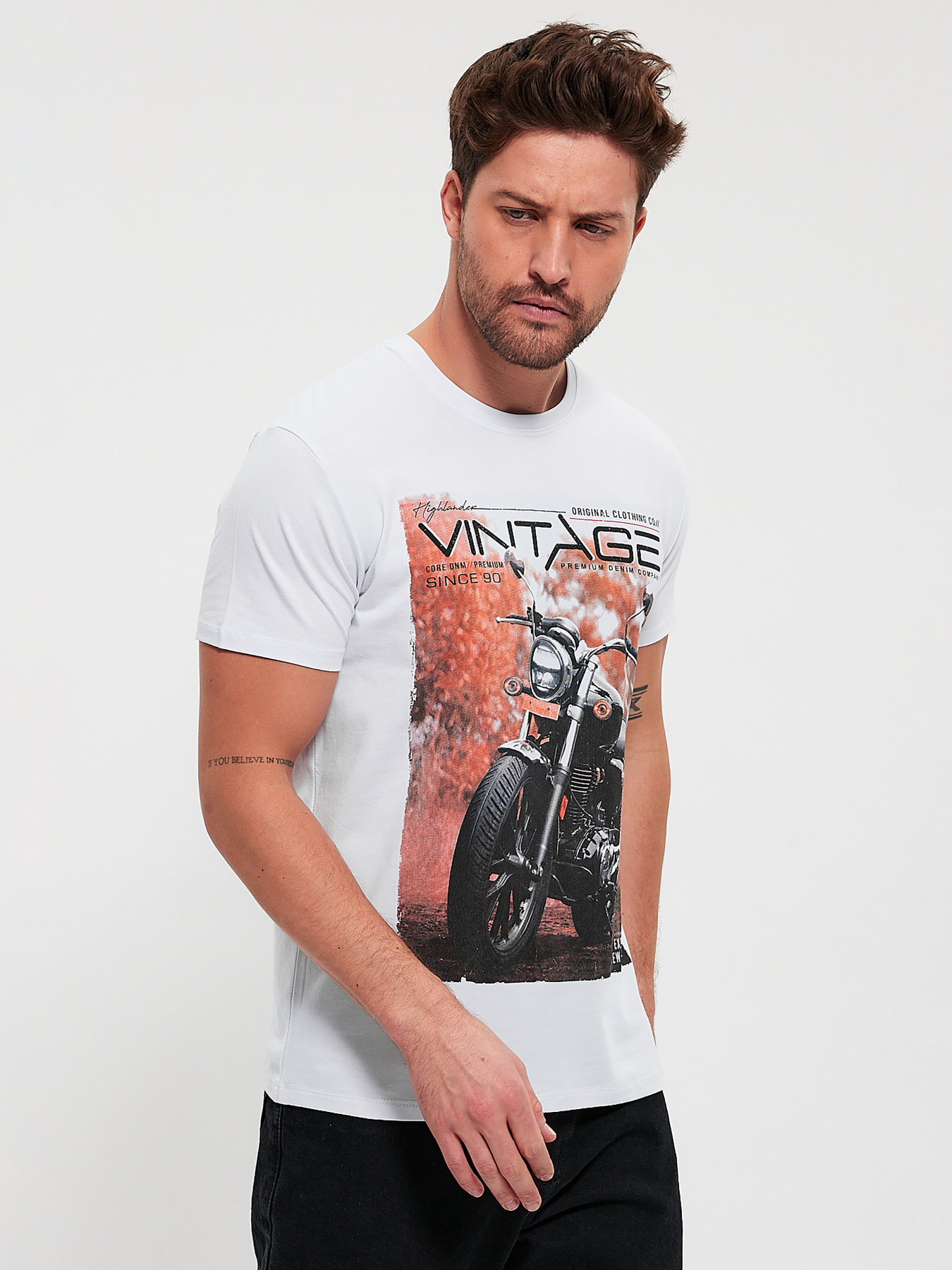 Футболка Trend Collection модель TC10642WhiteFTBLK Фото