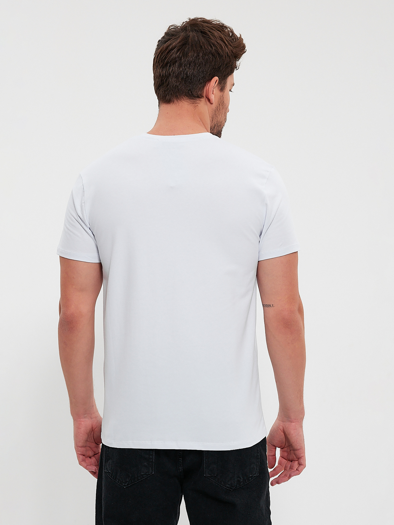 Футболка Trend Collection модель TC10642WhiteFTBLK Фото