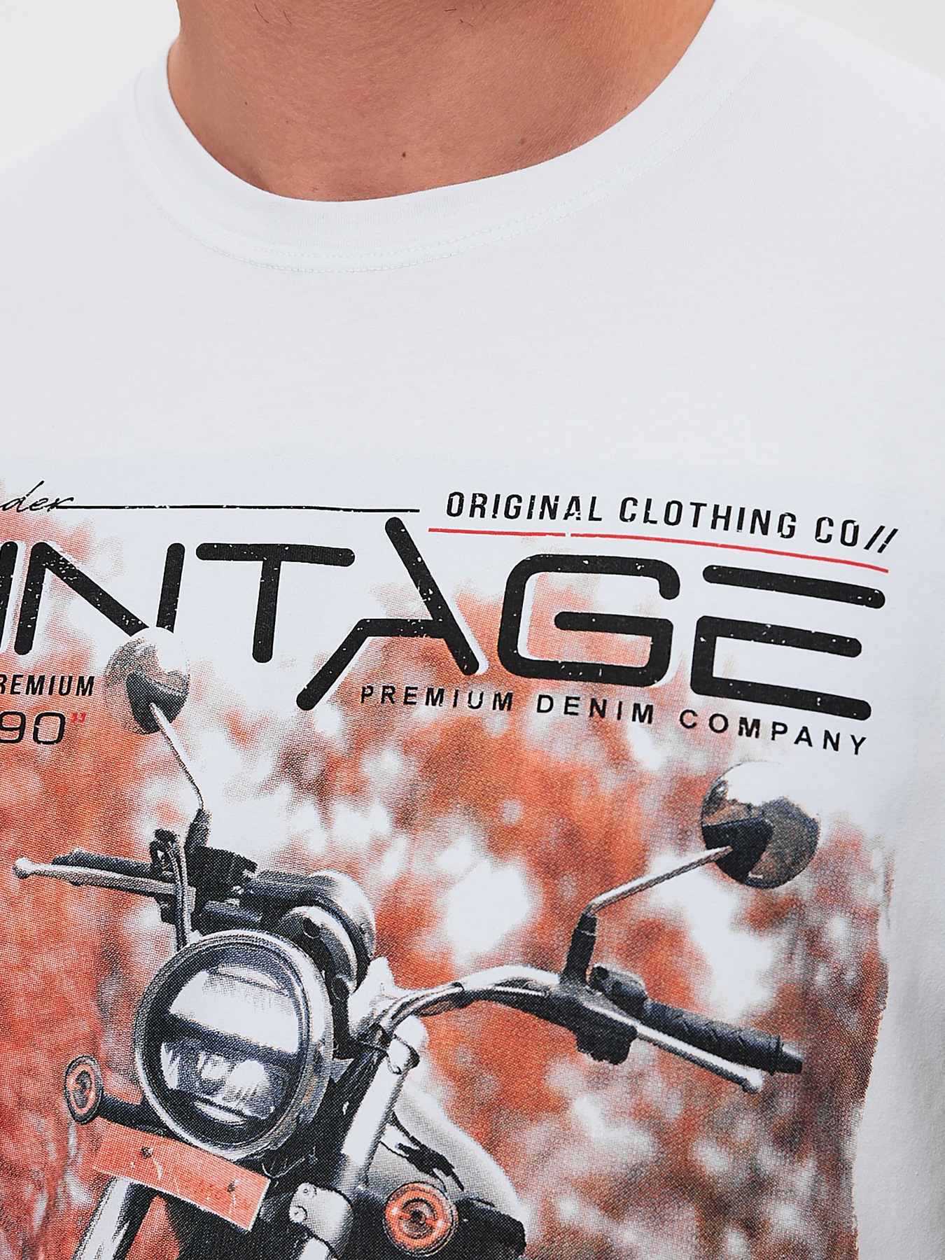 Футболка Trend Collection модель TC10642WhiteFTBLK Фото