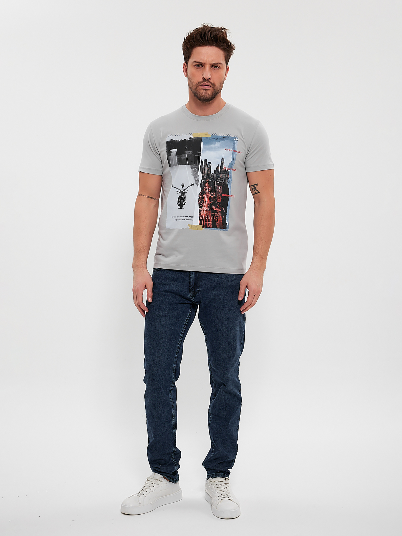 Футболка Trend Collection модель TC10641GreyFTBLK Фото