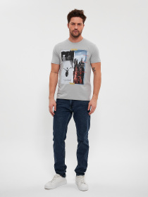 Футболка Trend Collection модель TC10641GreyFTBLK Фото