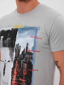 Футболка Trend Collection модель TC10641GreyFTBLK Фото