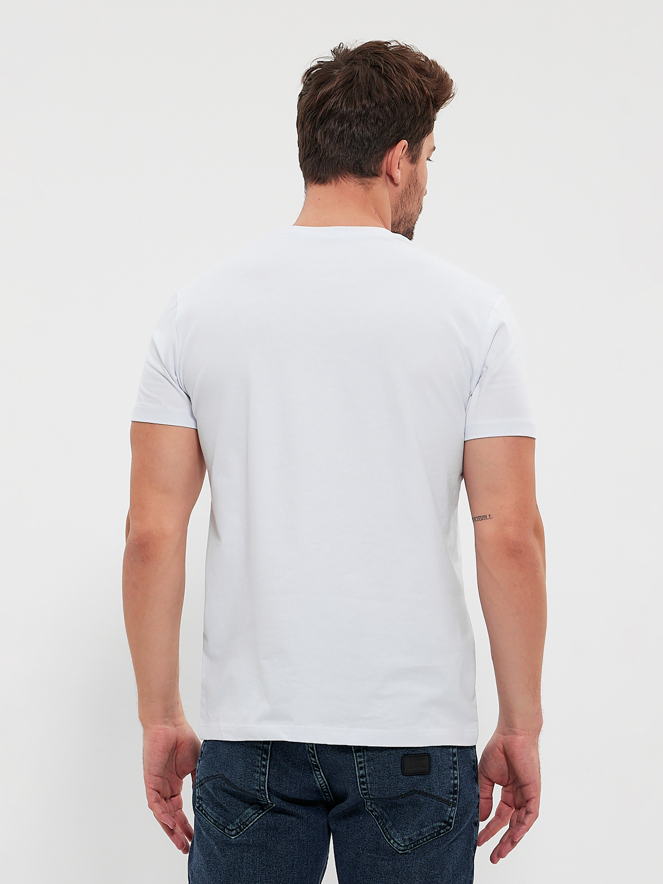 Футболка Trend Collection модель TC10639WhiteFTBLK Фото