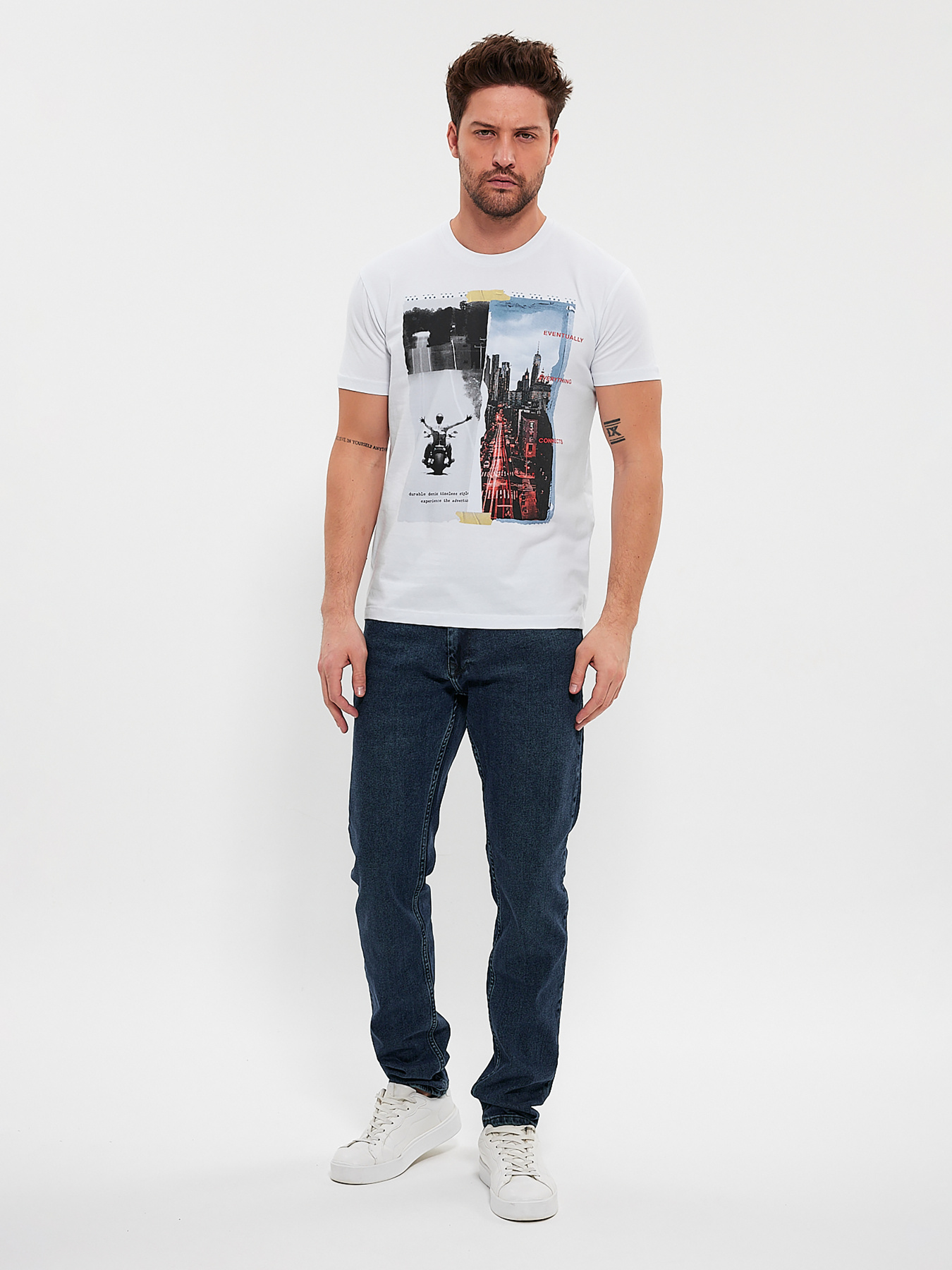 Футболка Trend Collection модель TC10639WhiteFTBLK Фото