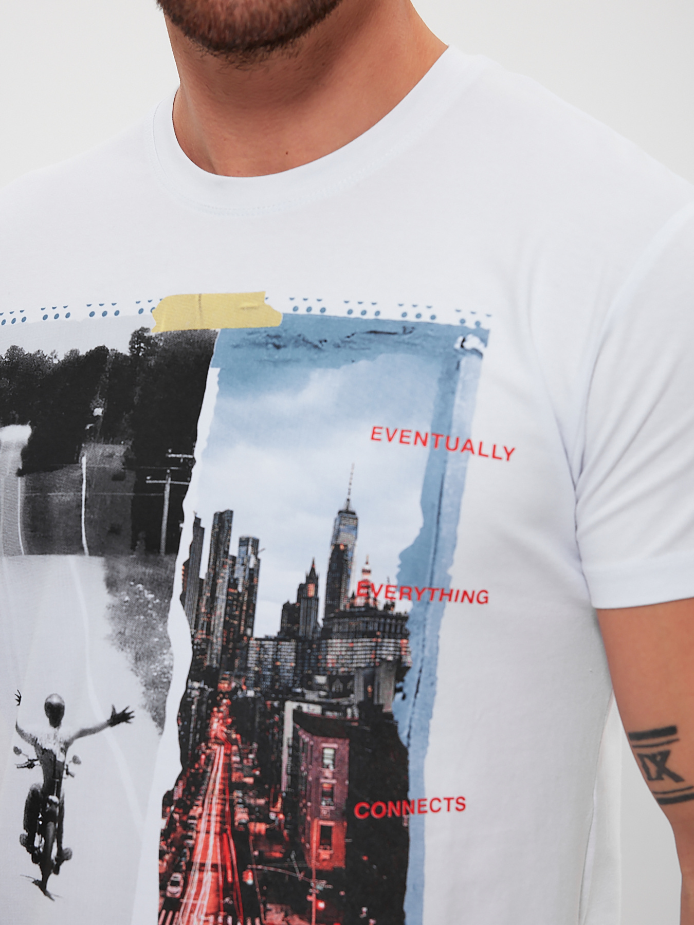 Футболка Trend Collection модель TC10639WhiteFTBLK Фото