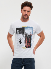 Футболка Trend Collection модель TC10639WhiteFTBLK Фото