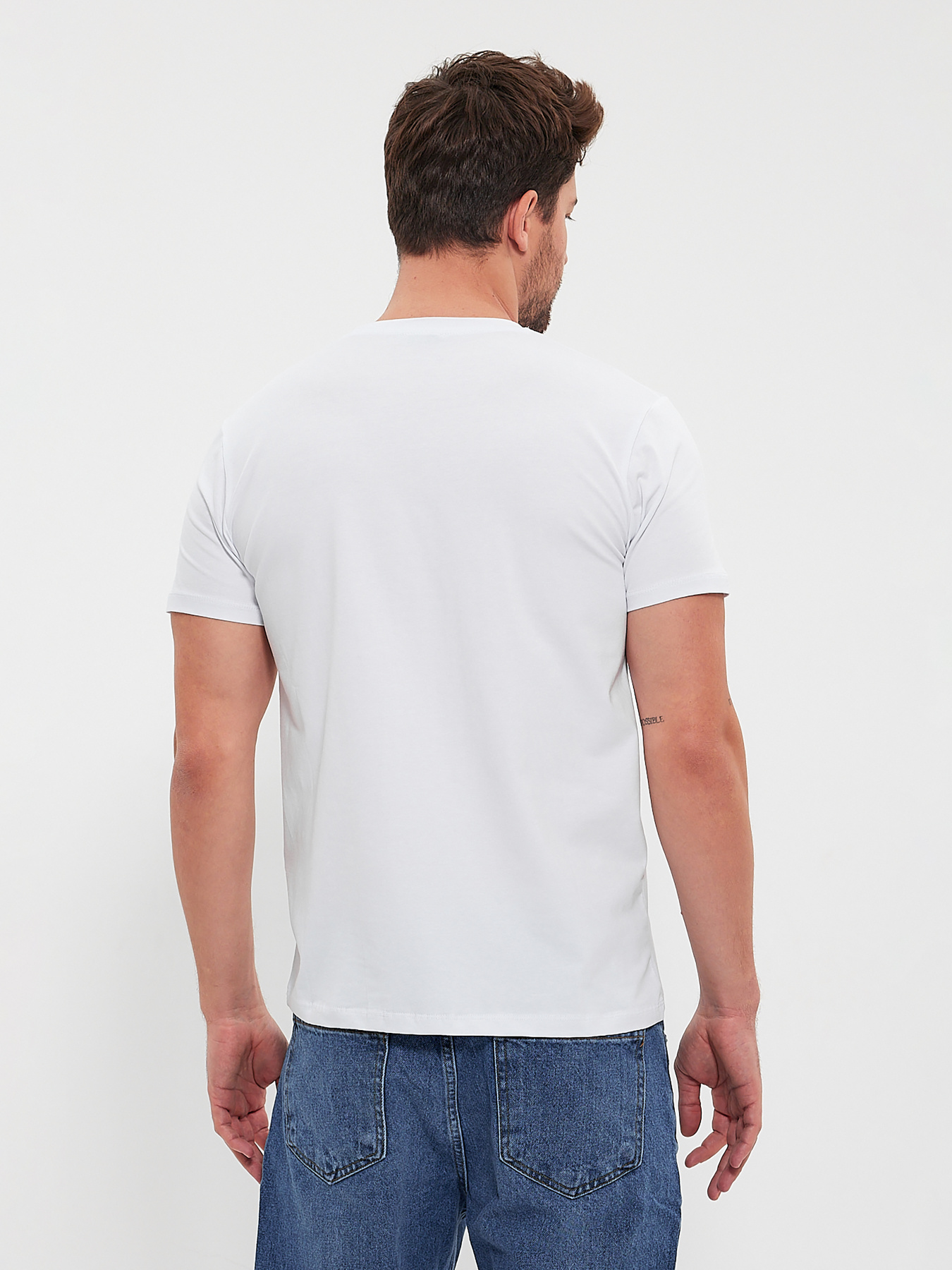 Футболка Trend Collection модель TC10629WhiteFTBLK Фото