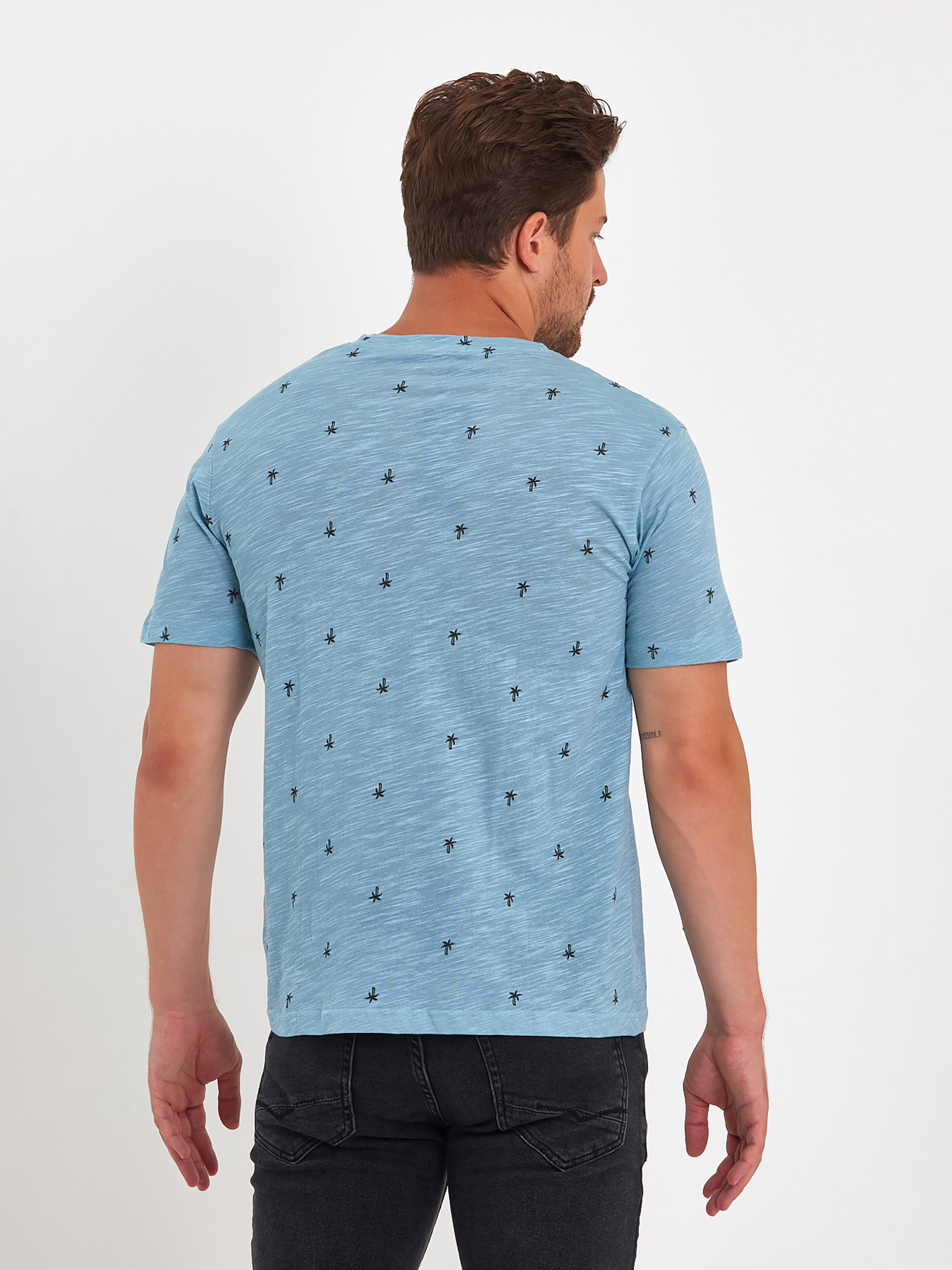 Футболка Trend Collection модель TC9161TurquoiseFTBLK Фото