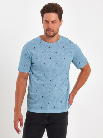 Футболка Trend Collection модель TC9161TurquoiseFTBLK Фото