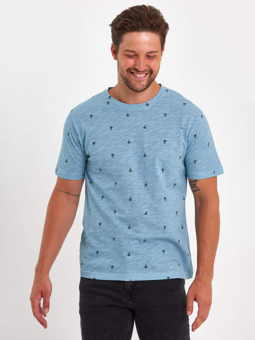 Футболка Trend Collection модель TC9161TurquoiseFTBLK Фото