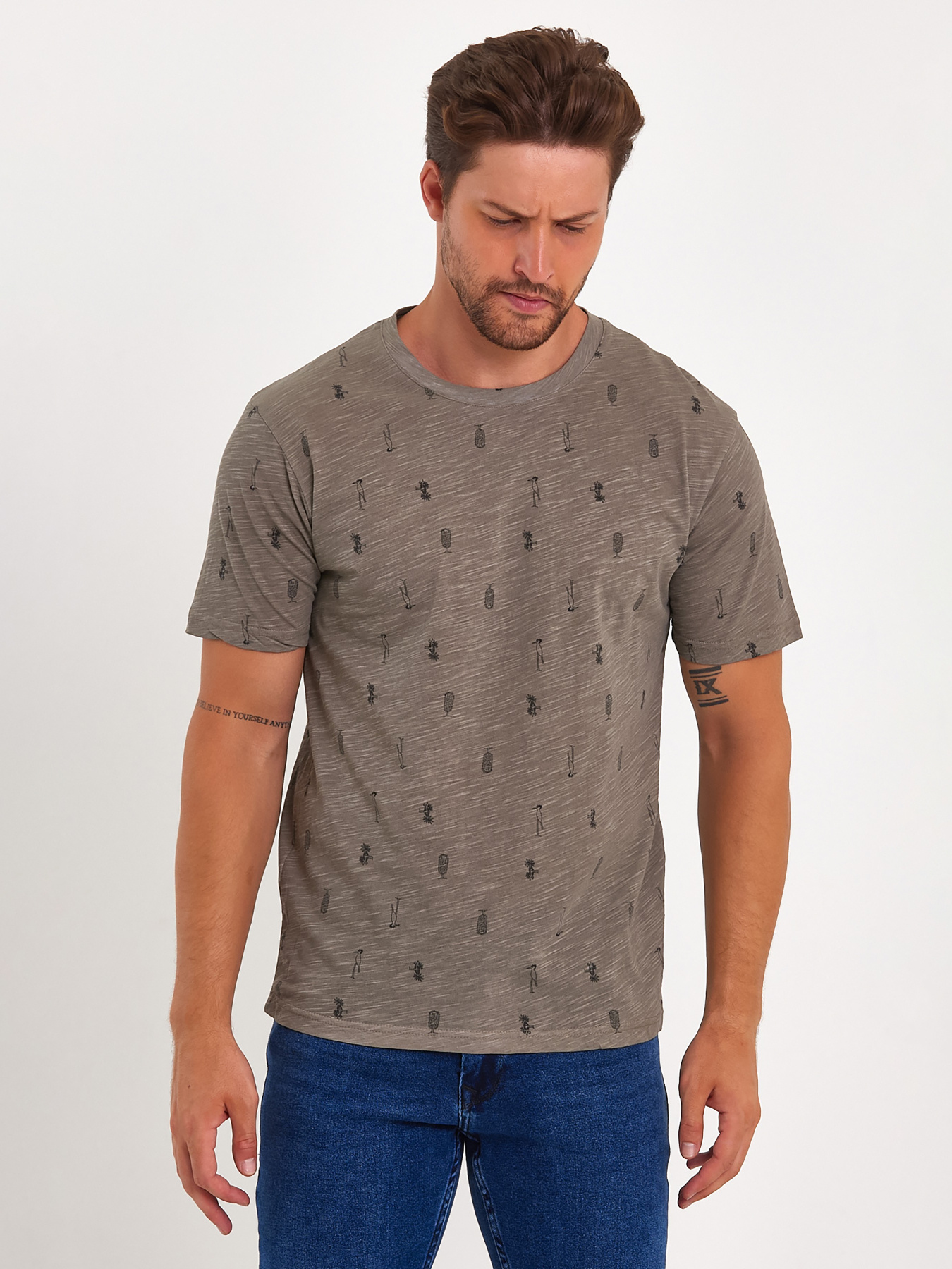 Футболка Trend Collection модель TC9160GreyFTBLK Фото