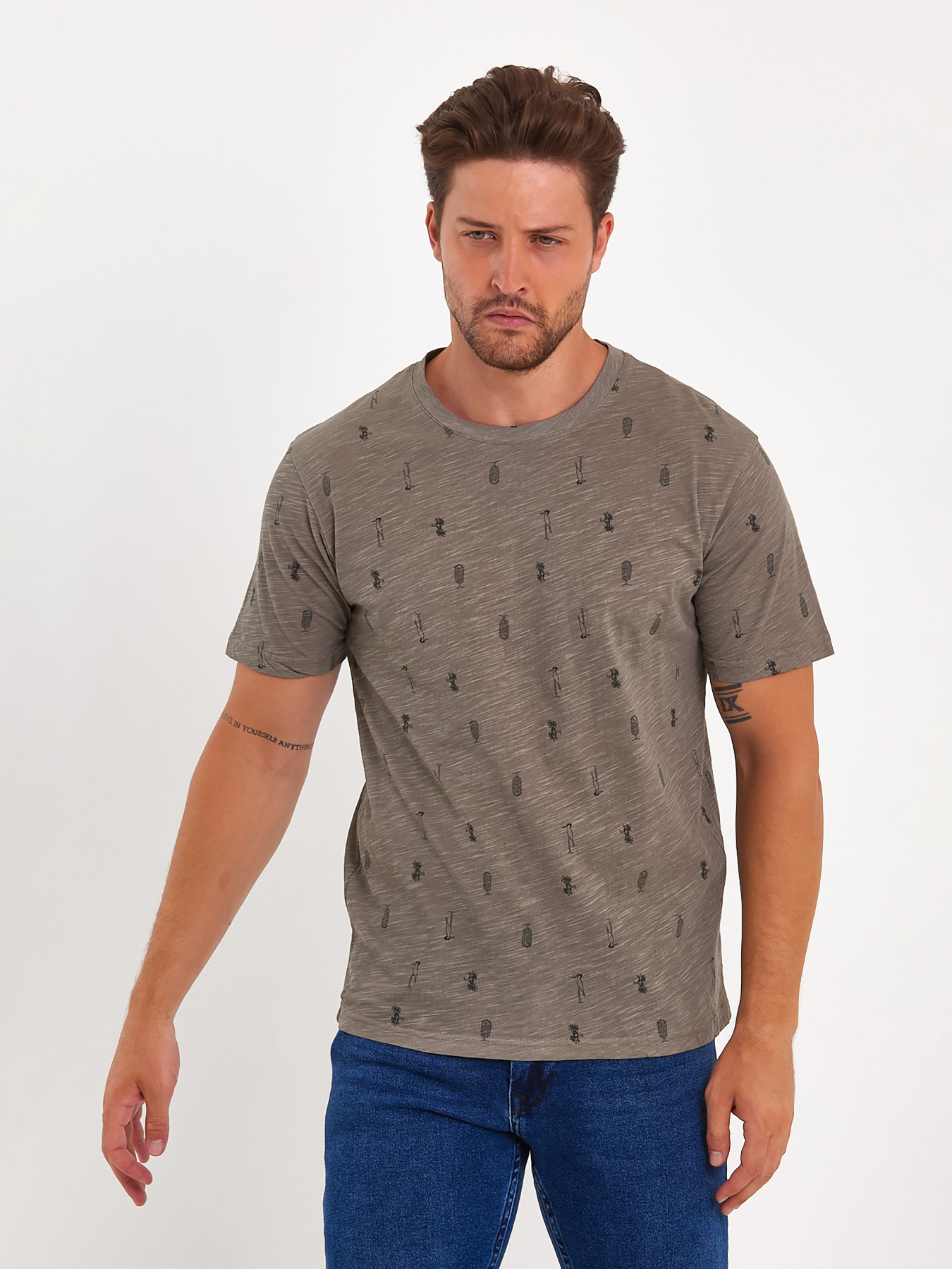 Футболка Trend Collection модель TC9160GreyFTBLK Фото