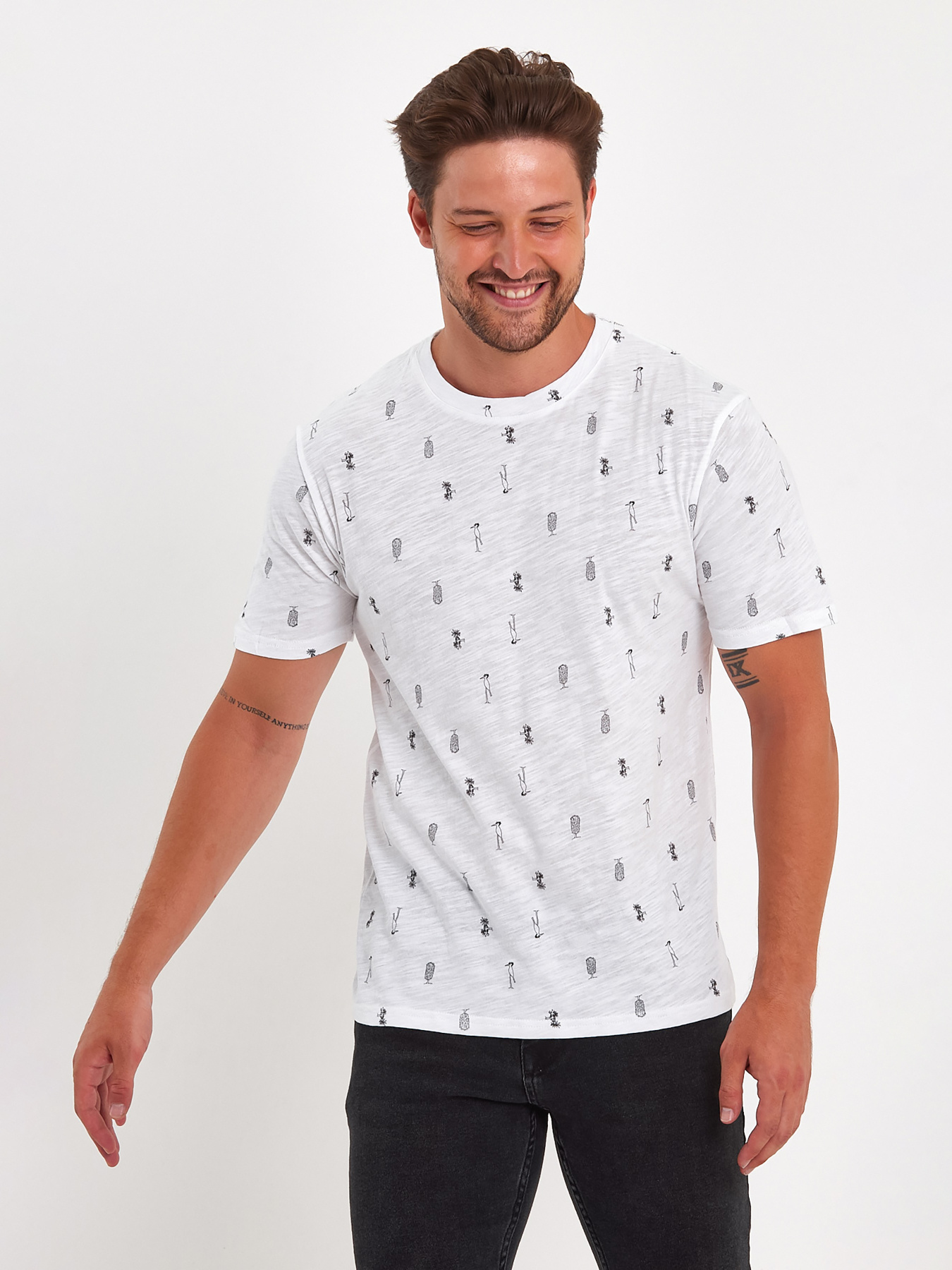 Футболка Trend Collection модель TC9159WhiteFTBLK Фото