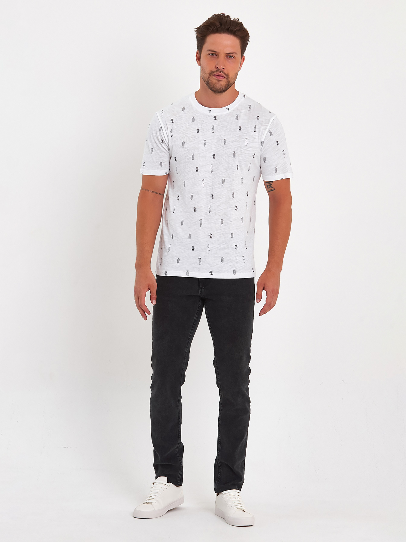 Футболка Trend Collection модель TC9159WhiteFTBLK Фото