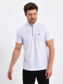 Поло Trend Collection модель TC9100WhiteFTBLK Фото