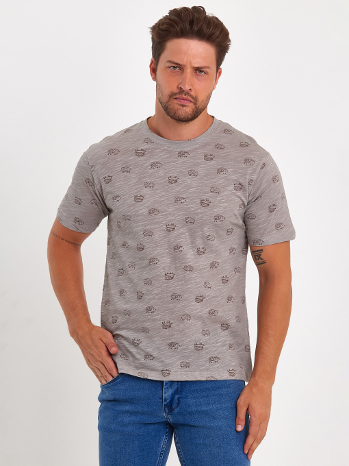 Футболка Trend Collection модель TC9062GreyFTBLK Фото