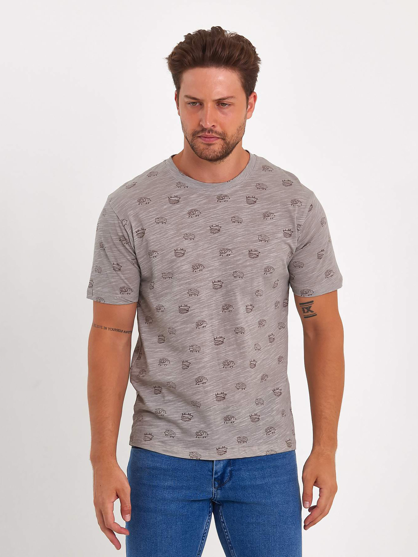 Футболка Trend Collection модель TC9062GreyFTBLK Фото