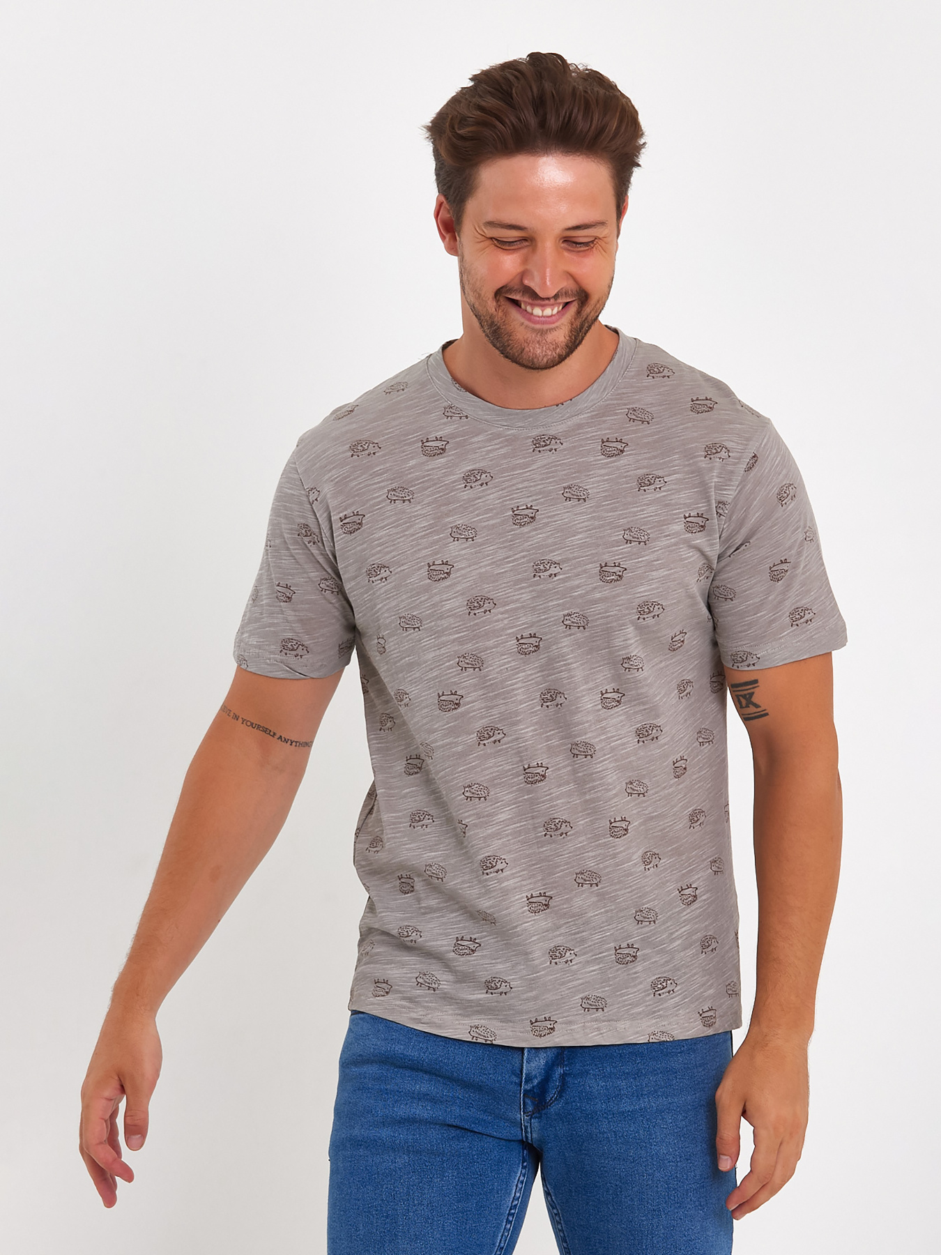 Футболка Trend Collection модель TC9062GreyFTBLK Фото