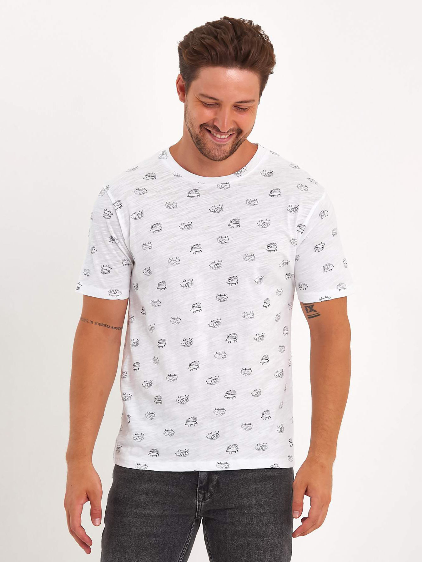 Футболка Trend Collection модель TC9061WhiteFTBLK Фото