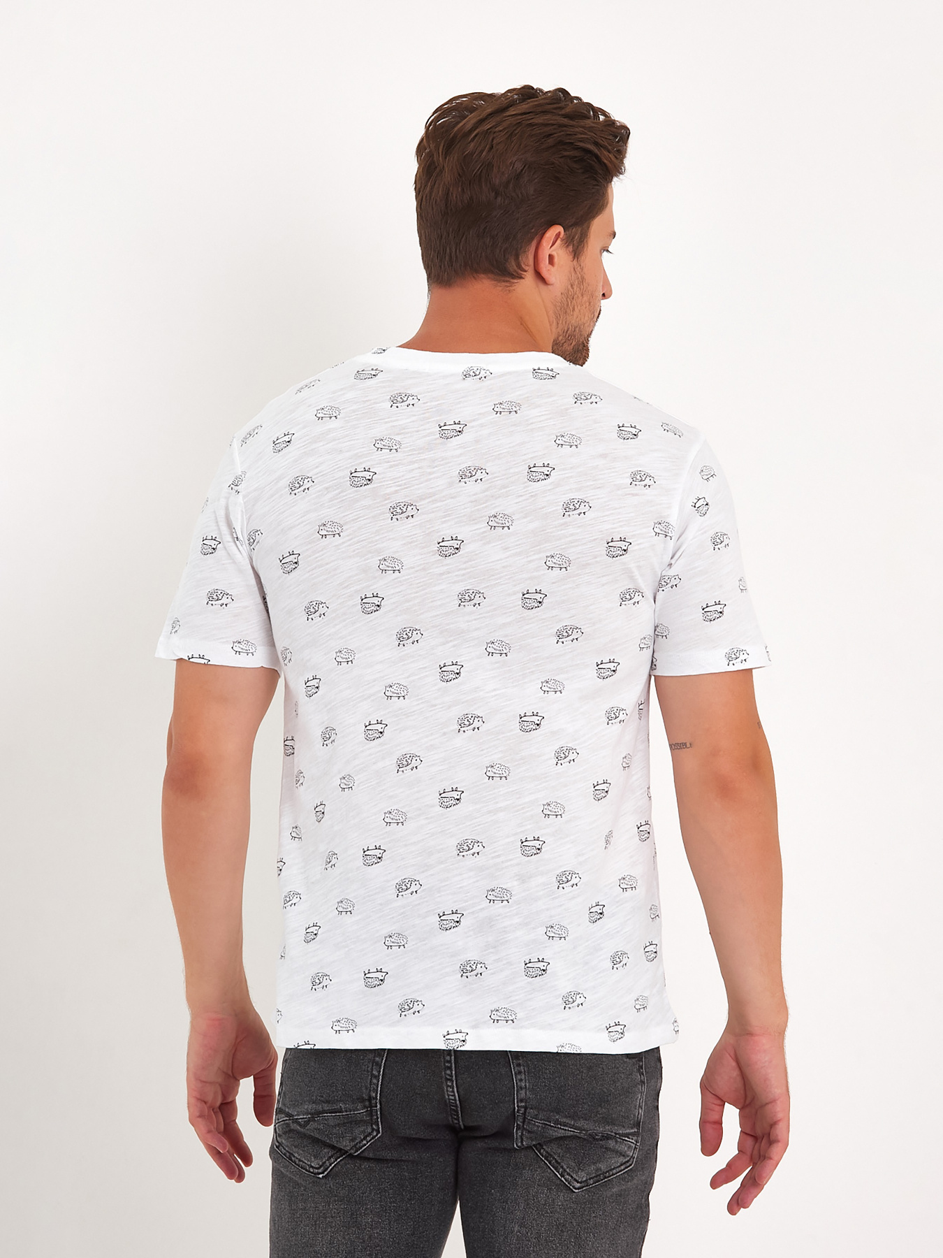 Футболка Trend Collection модель TC9061WhiteFTBLK Фото