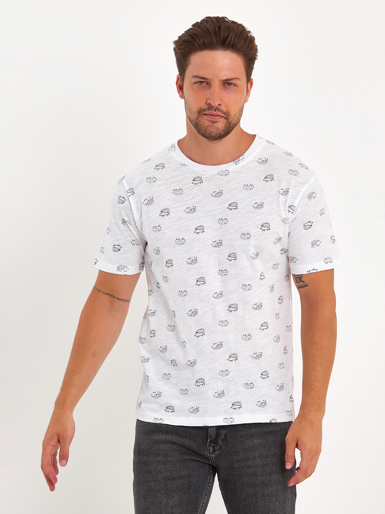 Футболка Trend Collection модель TC9061WhiteFTBLK Фото