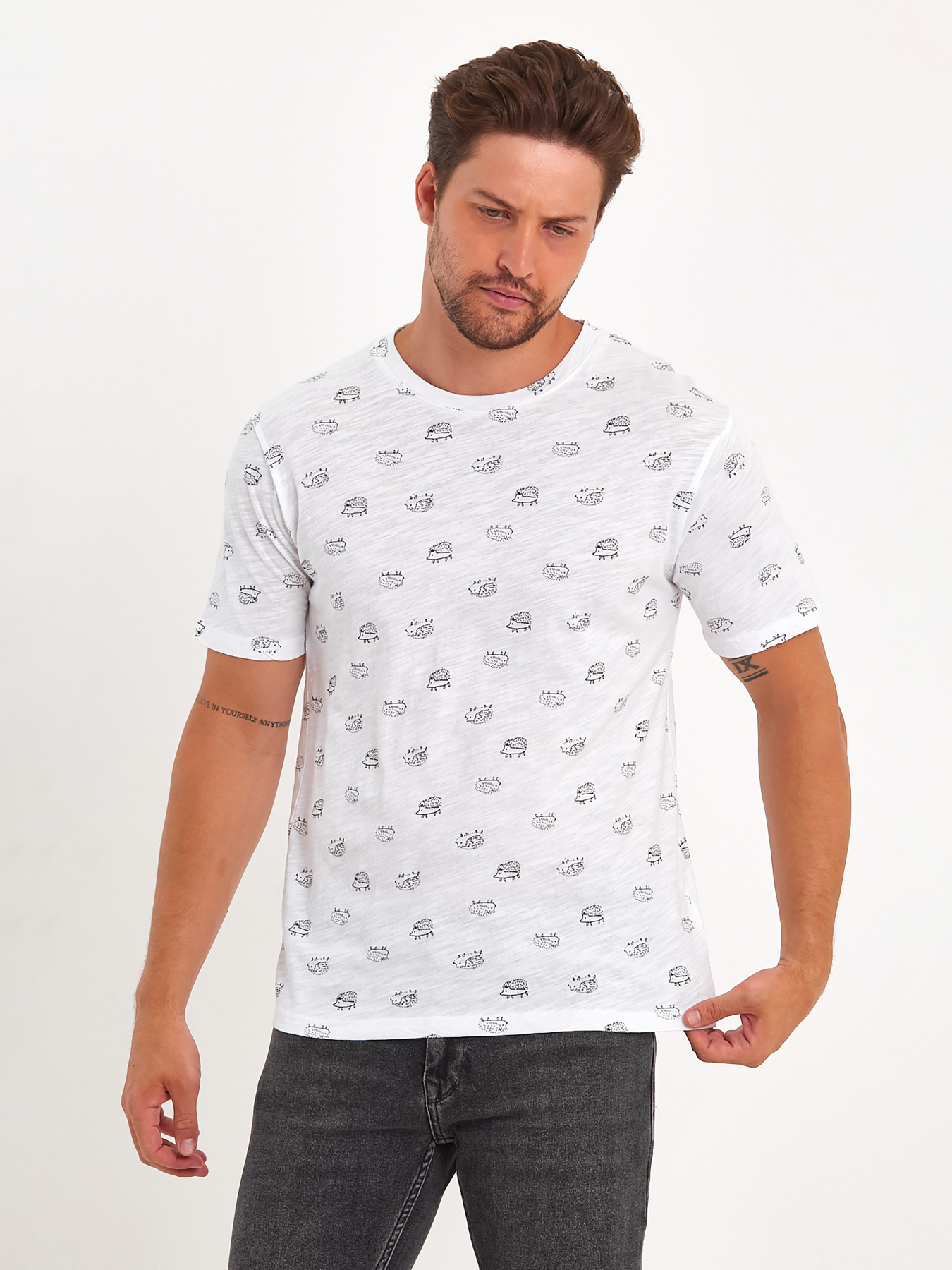 Футболка Trend Collection модель TC9061WhiteFTBLK Фото