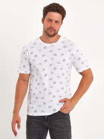 Футболка Trend Collection модель TC9061WhiteFTBLK Фото