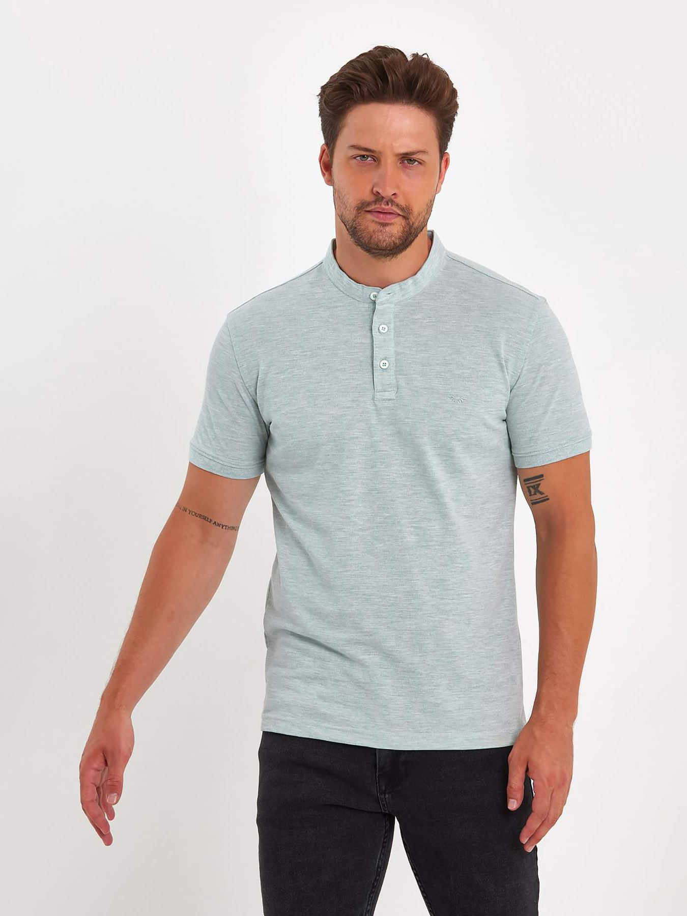 Поло Trend Collection модель TC9049MintFTBLK Фото