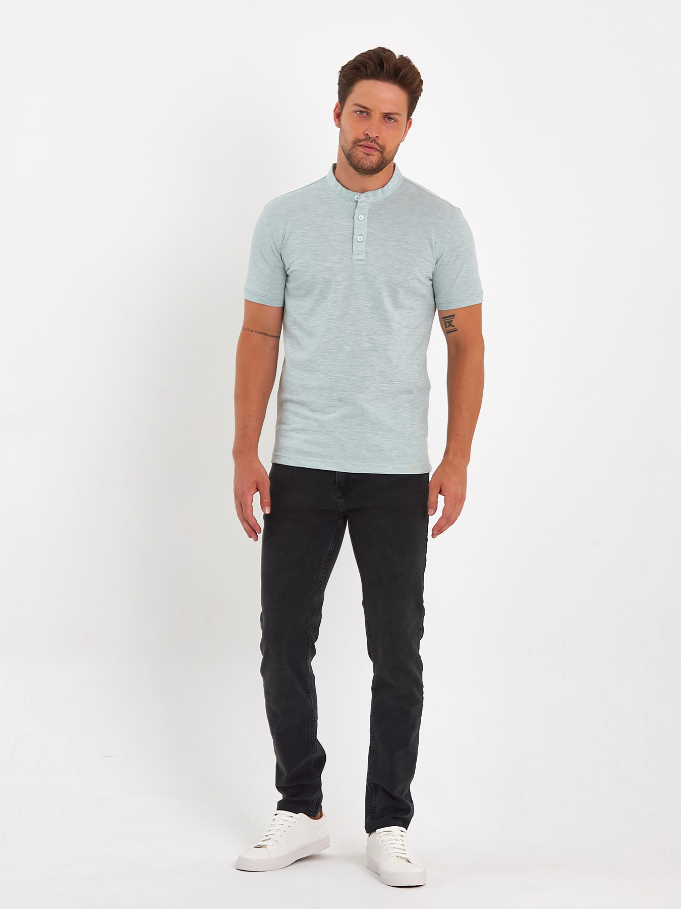 Поло Trend Collection модель TC9049MintFTBLK Фото