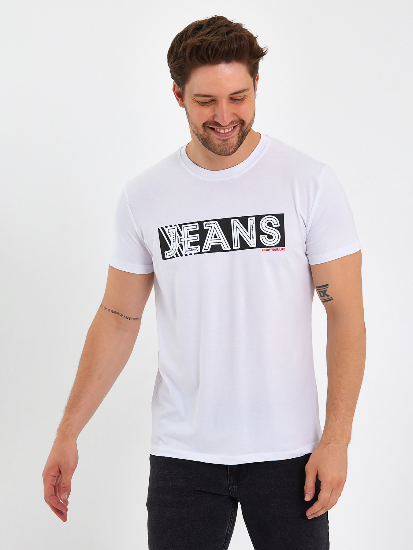 Футболка Trend Collection модель TC9004WhiteFTBLK Фото