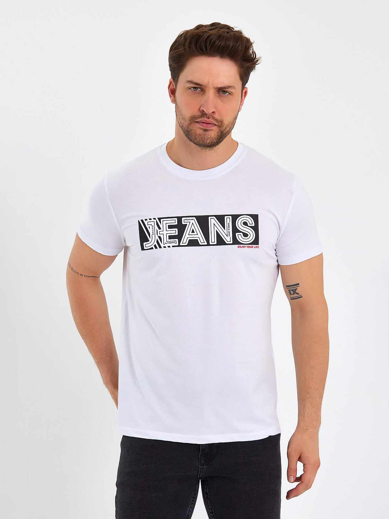 Футболка Trend Collection модель TC9004WhiteFTBLK Фото