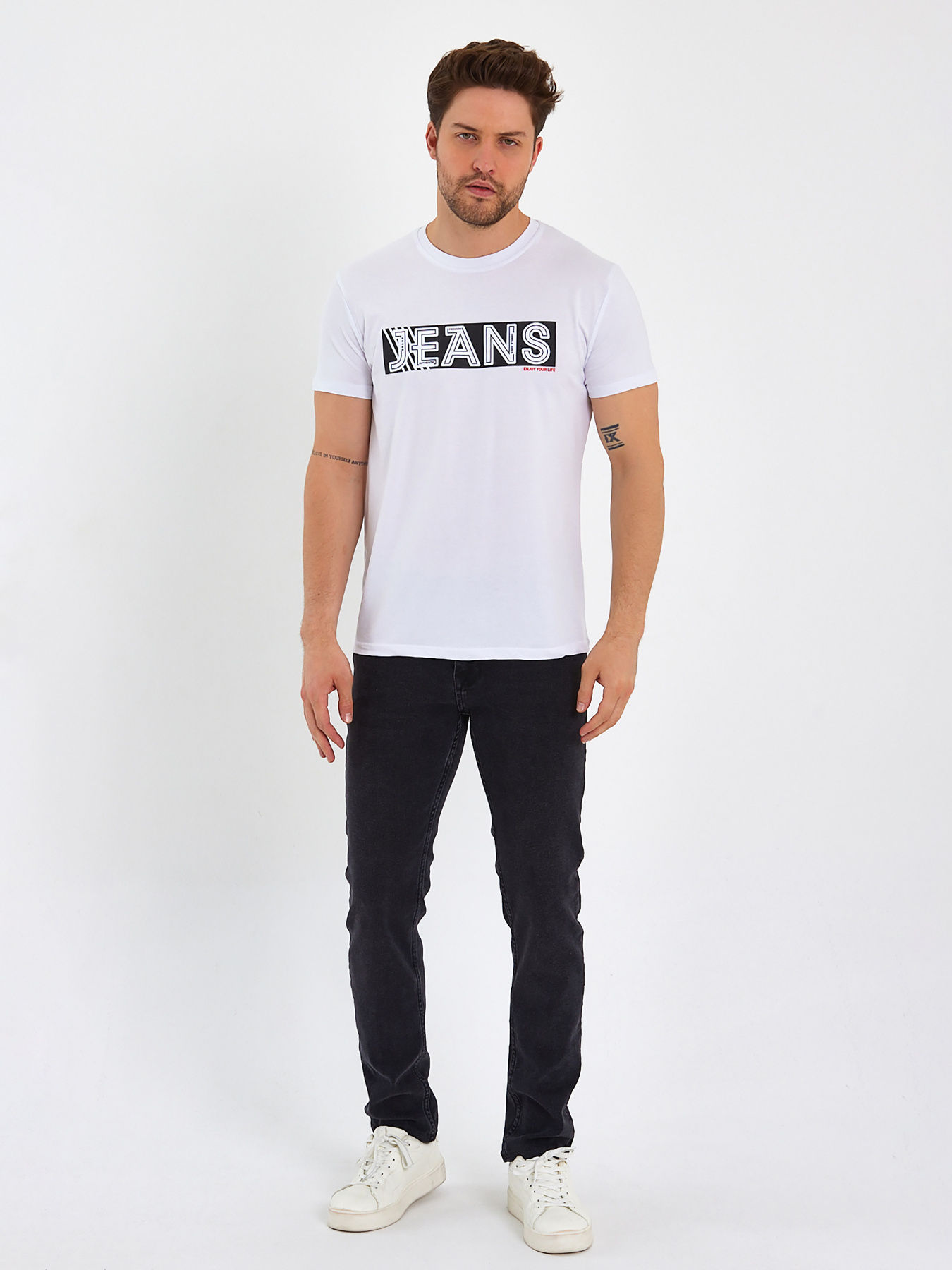 Футболка Trend Collection модель TC9004WhiteFTBLK Фото