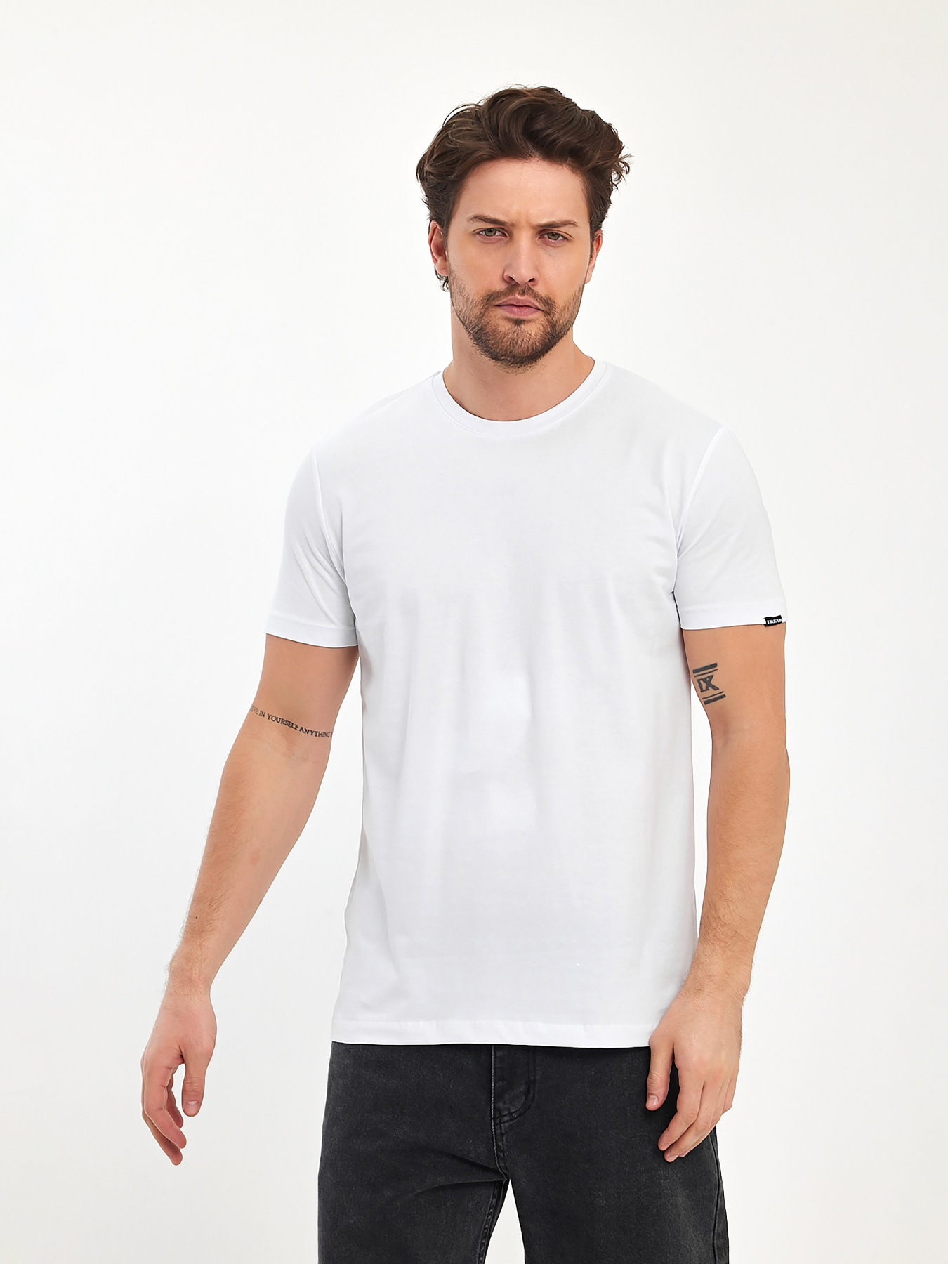 Футболка Trend Collection модель TC8990WhiteFTBLK Фото