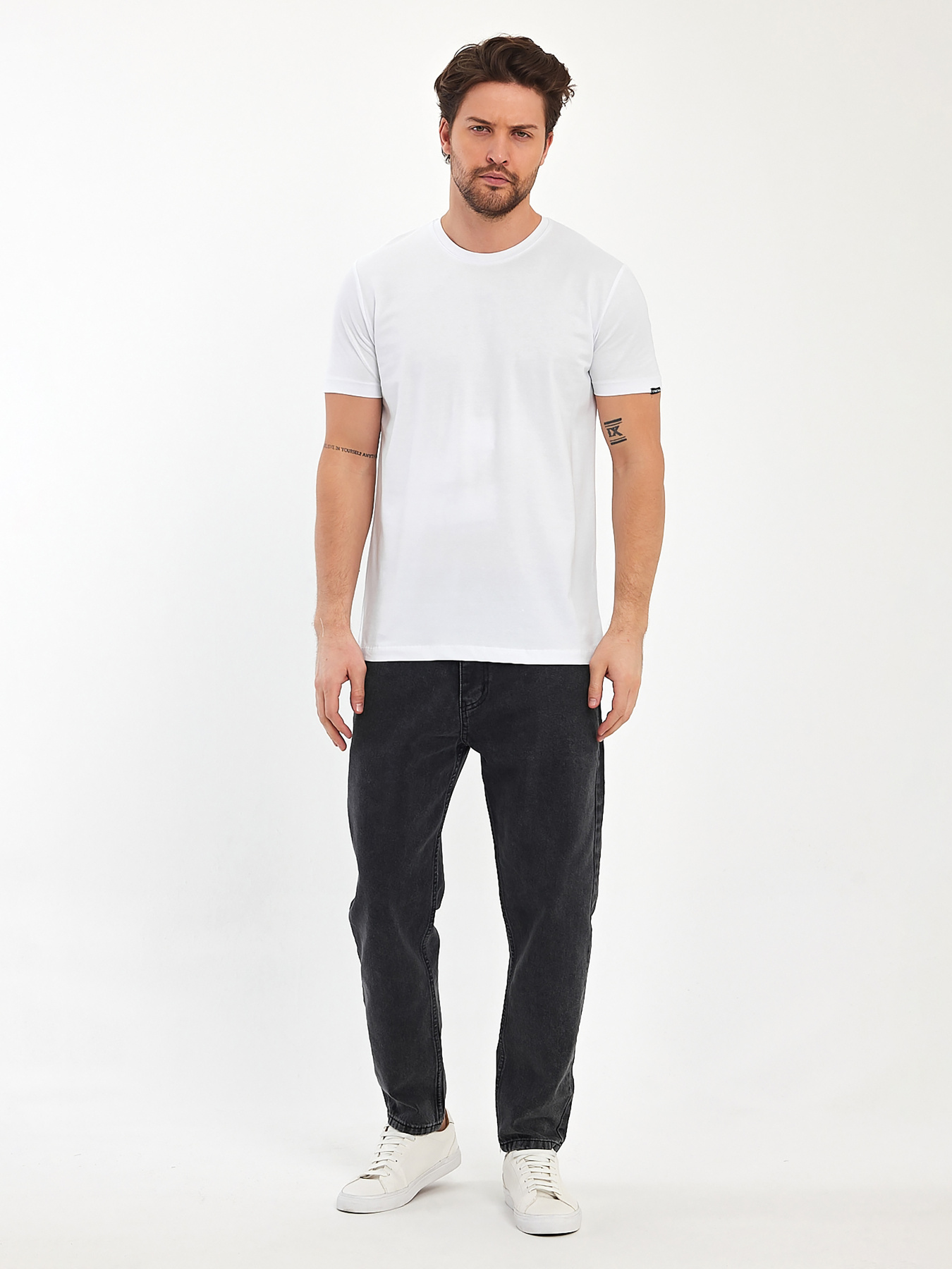 Футболка Trend Collection модель TC8990WhiteFTBLK Фото