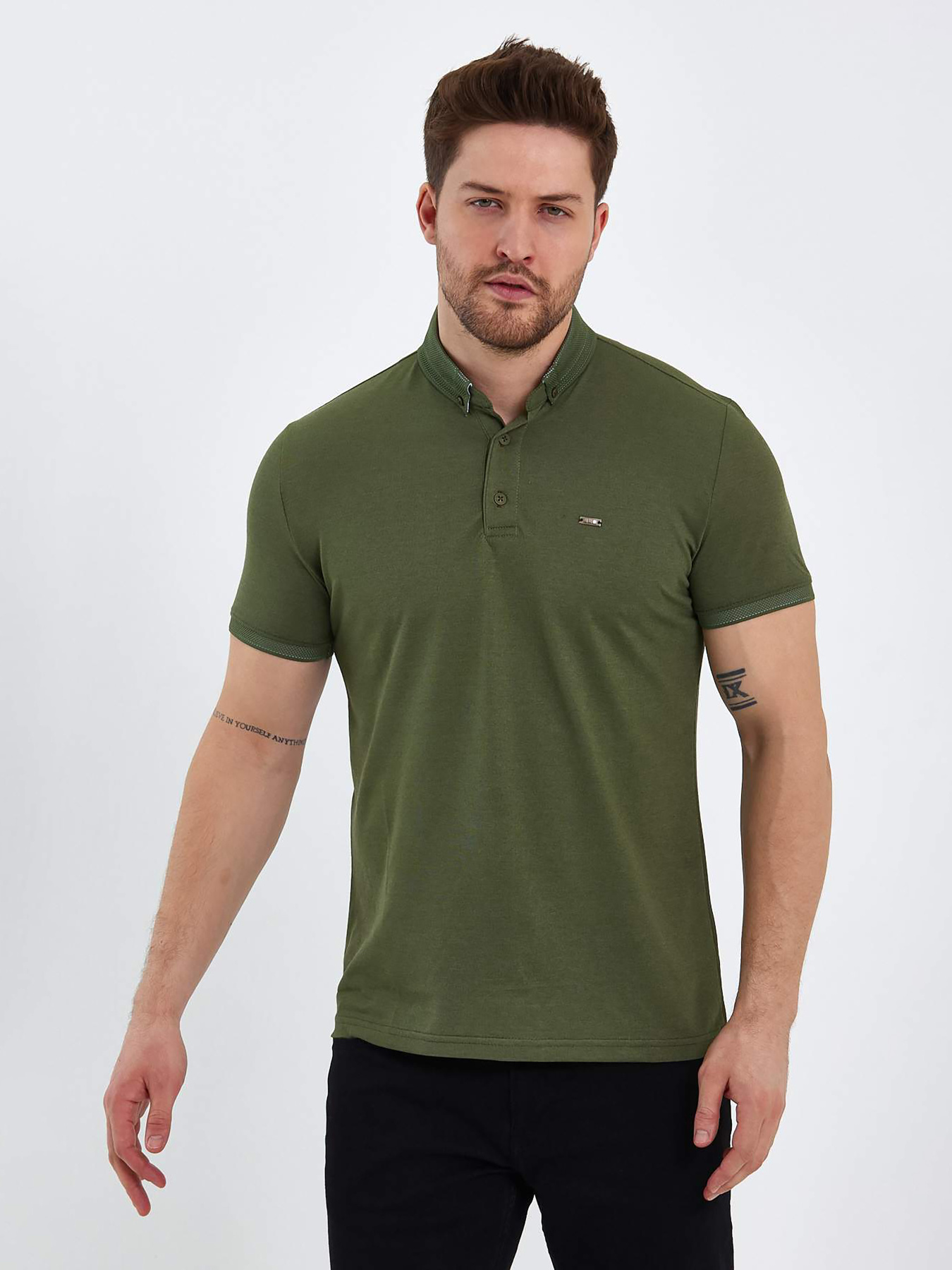 Поло Trend Collection модель TC8980KhakiFTBLK Фото