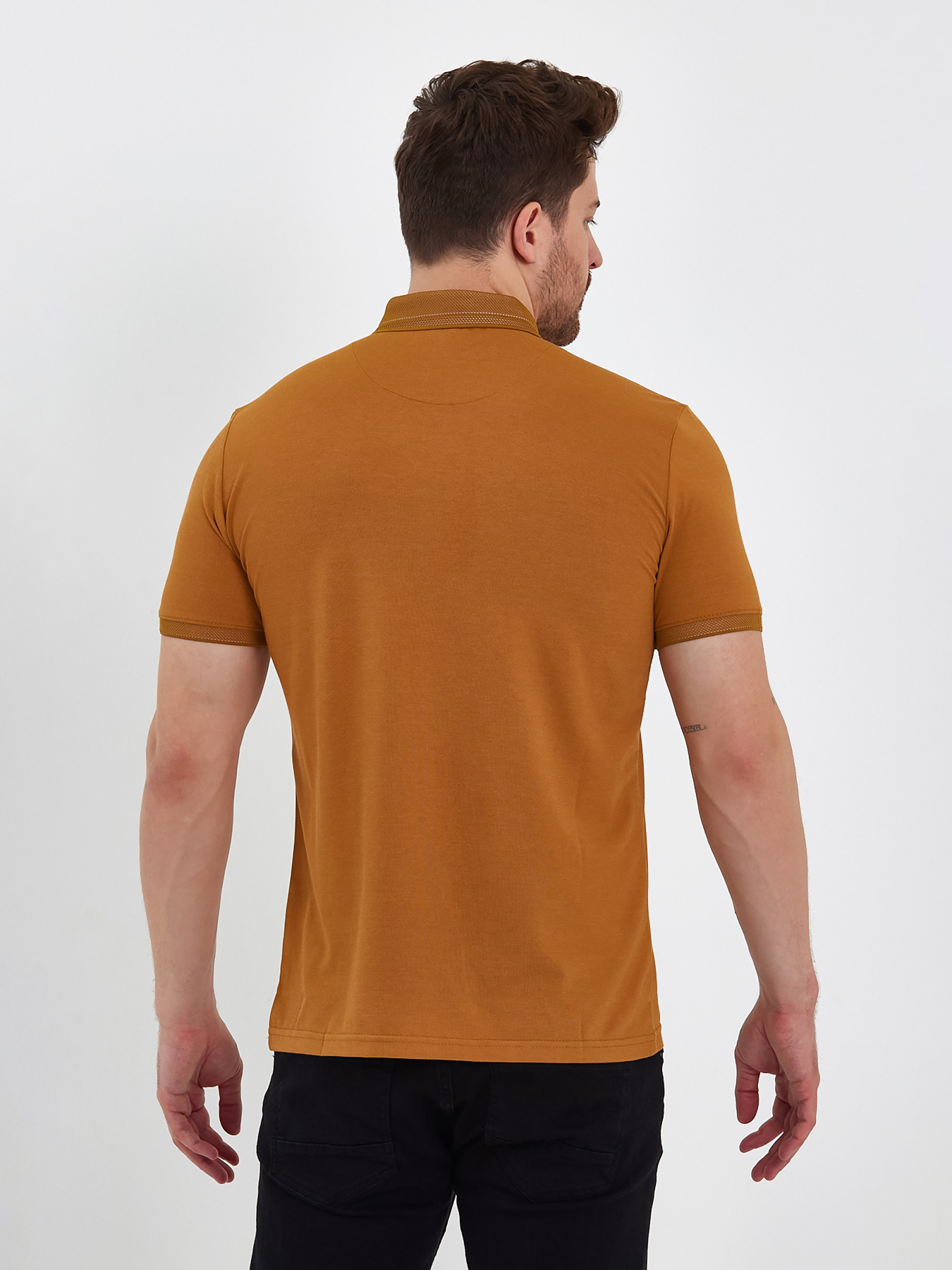 Поло Trend Collection модель TC8975MustardFTBLK Фото