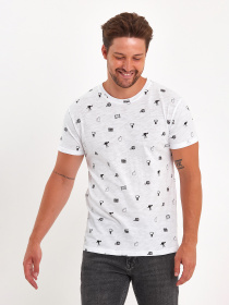 Футболка Trend Collection модель TC8905WhiteFTBLK Фото