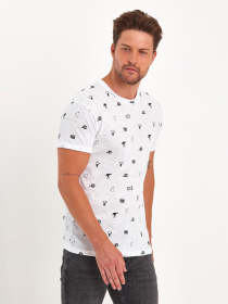 Футболка Trend Collection модель TC8905WhiteFTBLK Фото