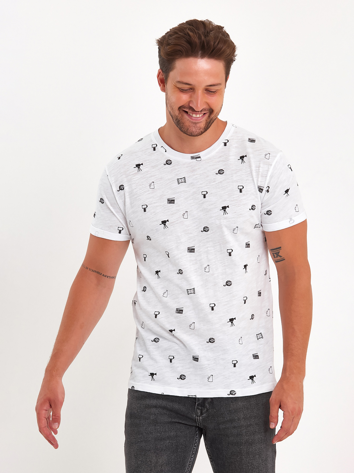 Футболка Trend Collection модель TC8905WhiteFTBLK Фото