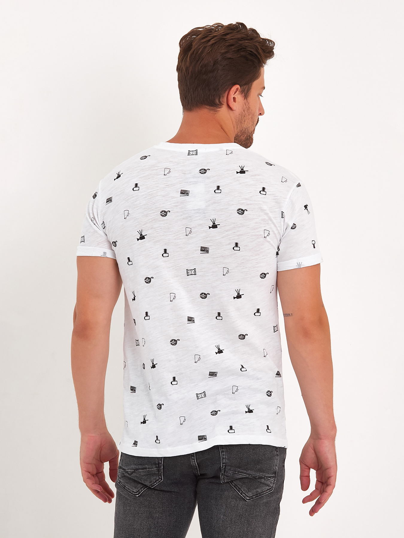 Футболка Trend Collection модель TC8905WhiteFTBLK Фото